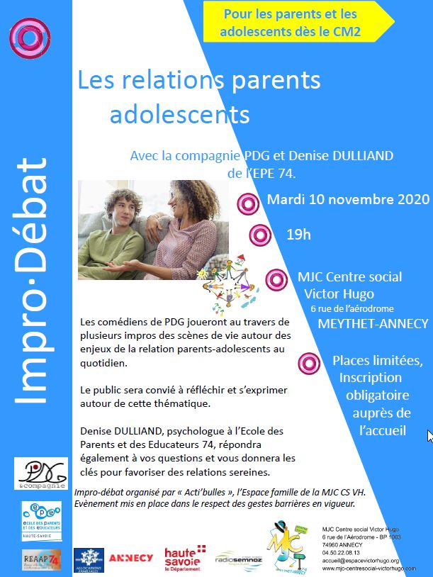 2020 11 10 Les relations parents adolescents