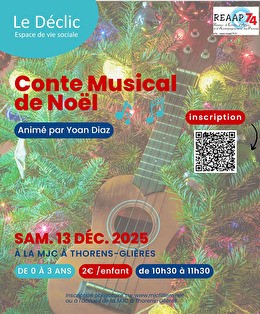 affiche conte musical noel déclic