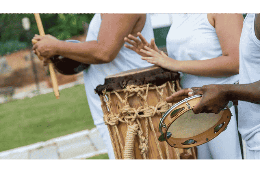 percussions tambourins