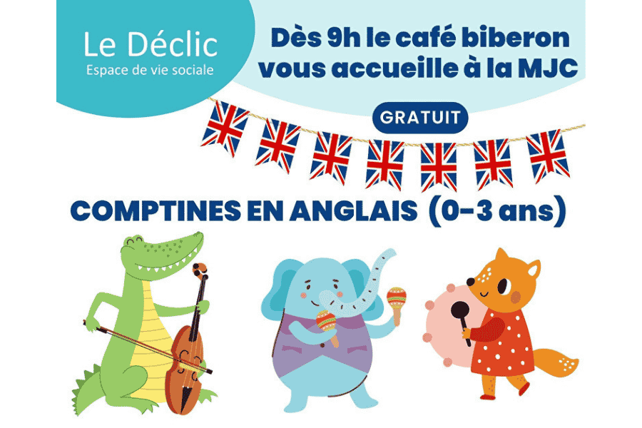 affiche comptines anglais animaux musique