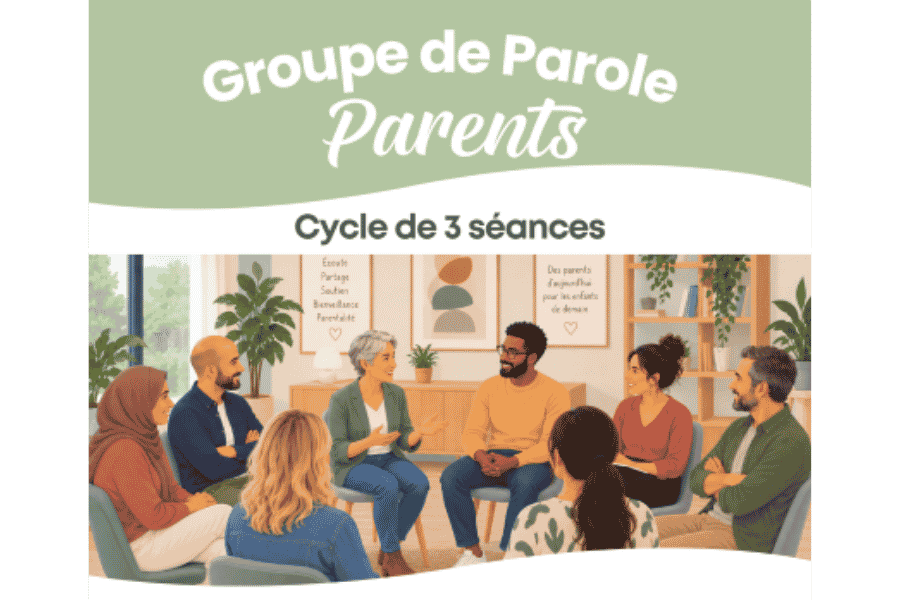 Affiche groupe de paroles parents échanges