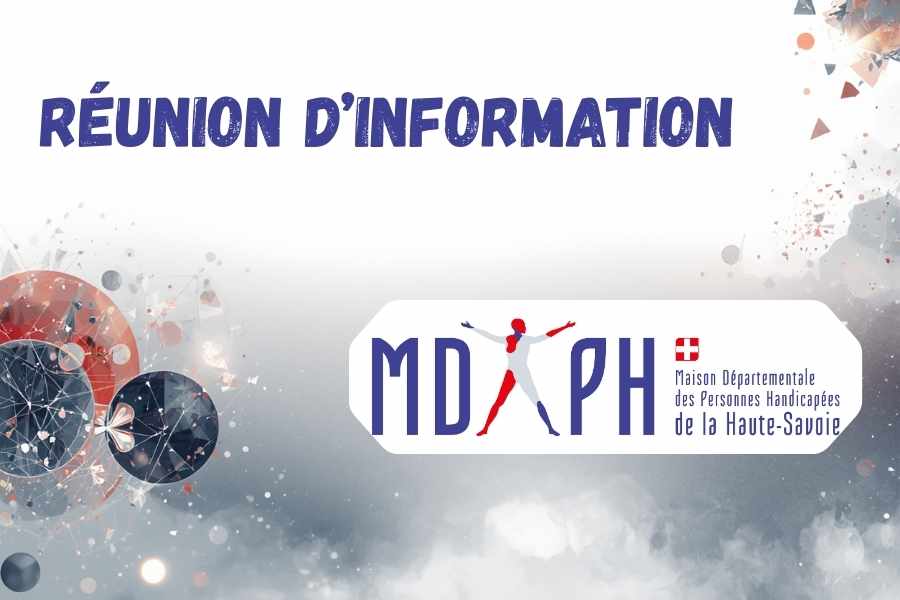 visuel réunion d'information MDPH logo