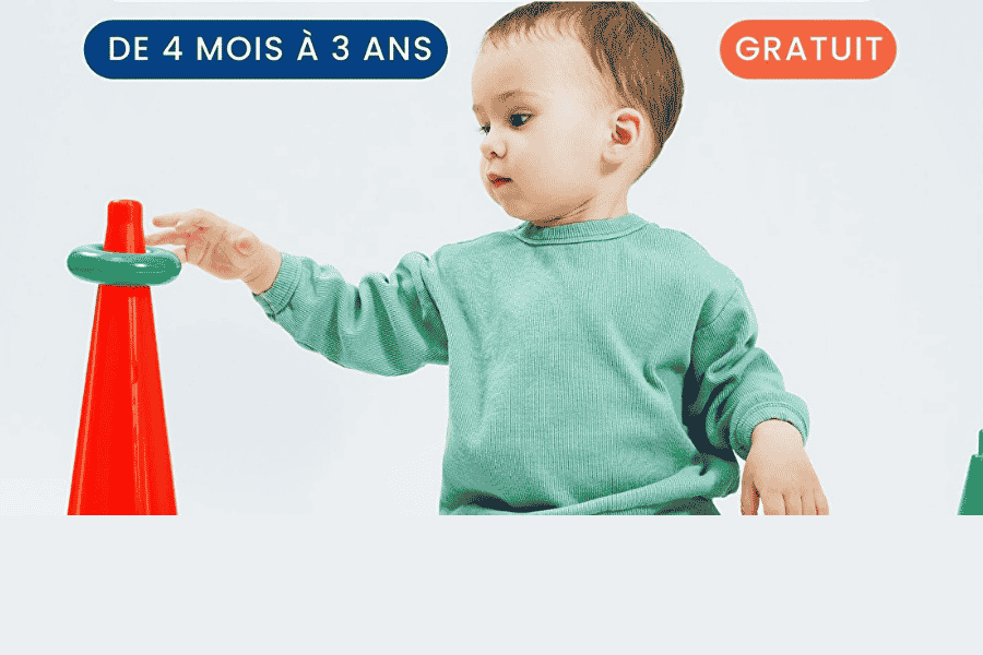 Motricité plot bébé cerceau
