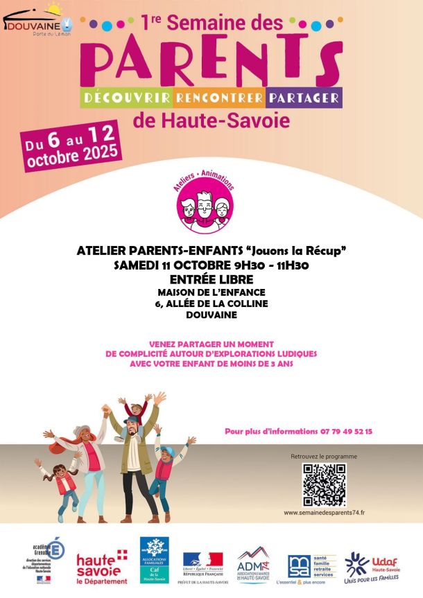 Semaine des parents ateliers animations