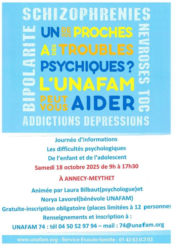 affiche troubles psychiques enfant nuage de mots