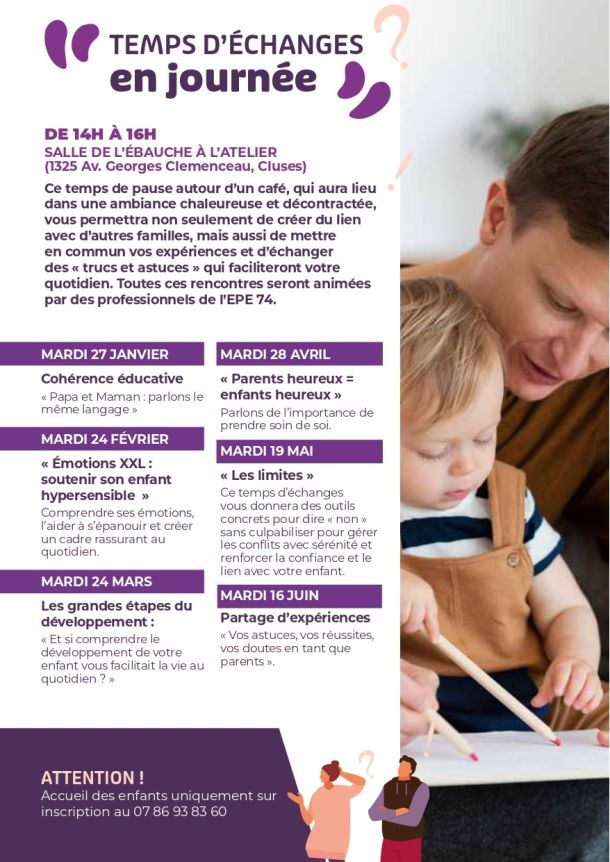 affiche récré des parents accompagnement parentalité enfance a adoelscence